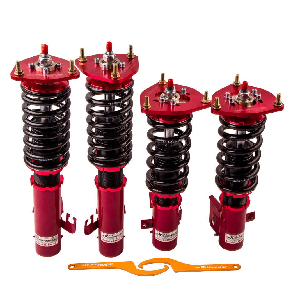 Subaru ImprezaGC8 Adjustable Height Force Shock Absorbers Strut Coilovers lowering kit - Parts Agent