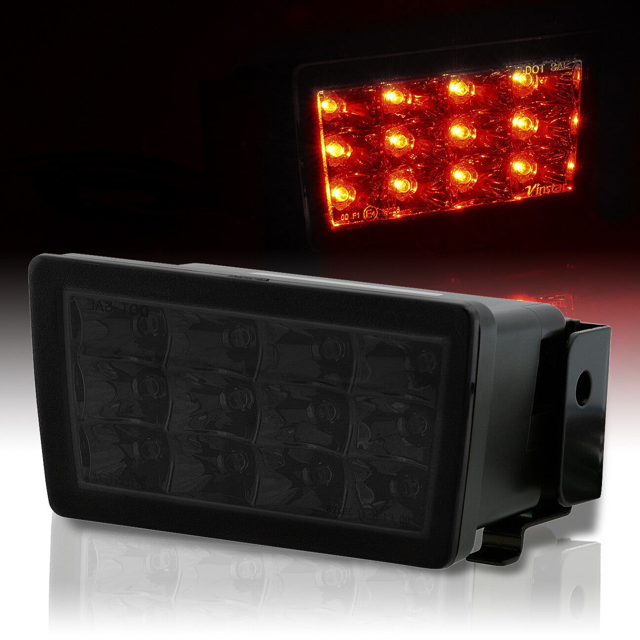 Subaru Impreza 2011-2016 / WRX STi 2011-2020 / XV Crosstrek 13-19 F1 Style LED Rear Fog Light Smoked Len (No Switch & Wiring Harness) - Parts Agent