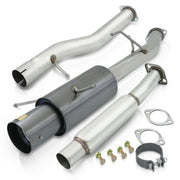Subaru Impreza WRX / STI 2002-2007 N1 Style Stainless Steel Catback Exhaust System Gunmetal (Piping: 2.5