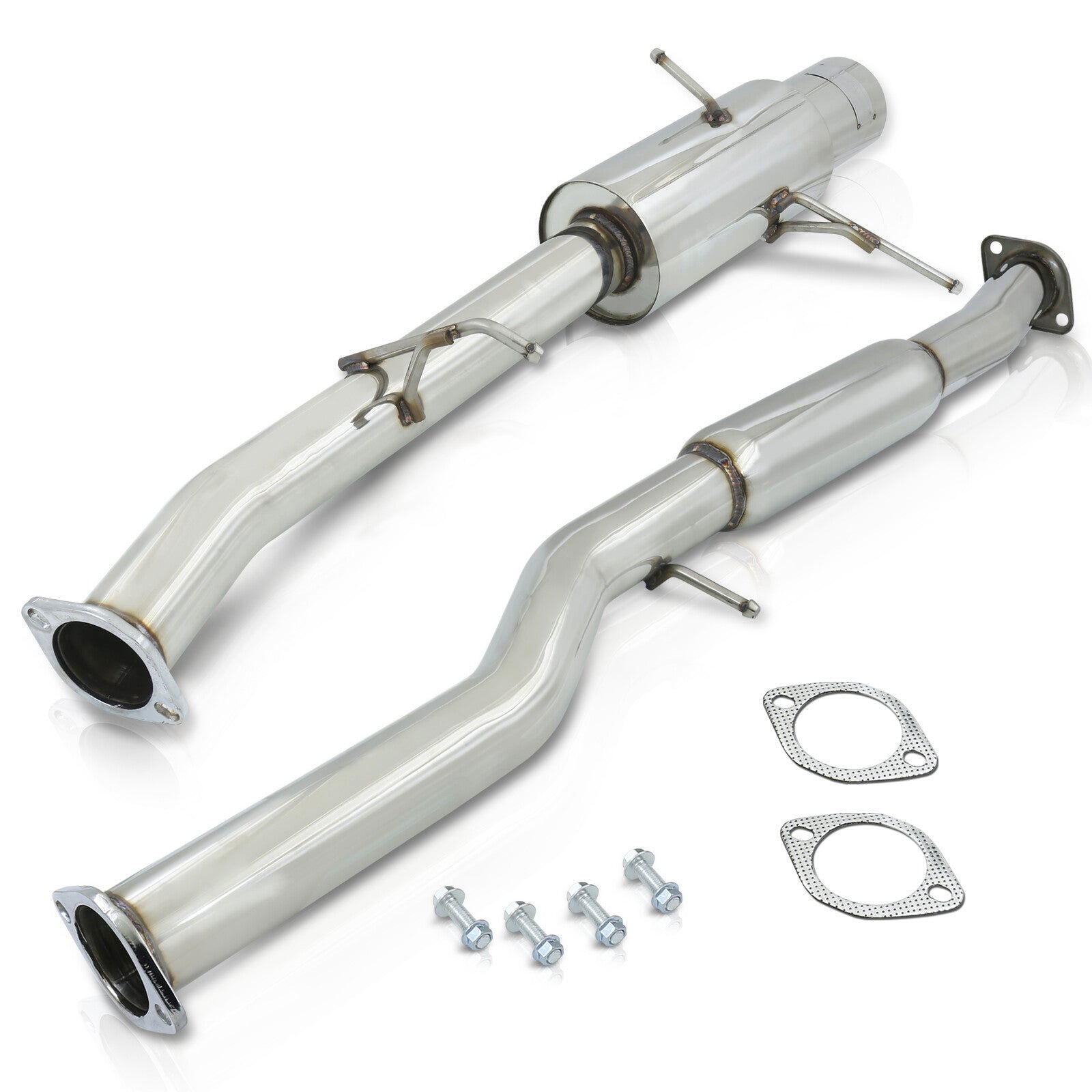 Subaru Impreza WRX / STI 2002-2007 N1 Style Stainless Steel Catback Exhaust System (Piping: 2.5" / 65mm to 3.0" / 76mm | Tip: 4.5") - Parts Agent