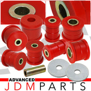 Subaru Impreza WRX 1998-2005 Front Rear Lower Control Arm Bushing Upgrade Red Polyurethane - Parts Agent