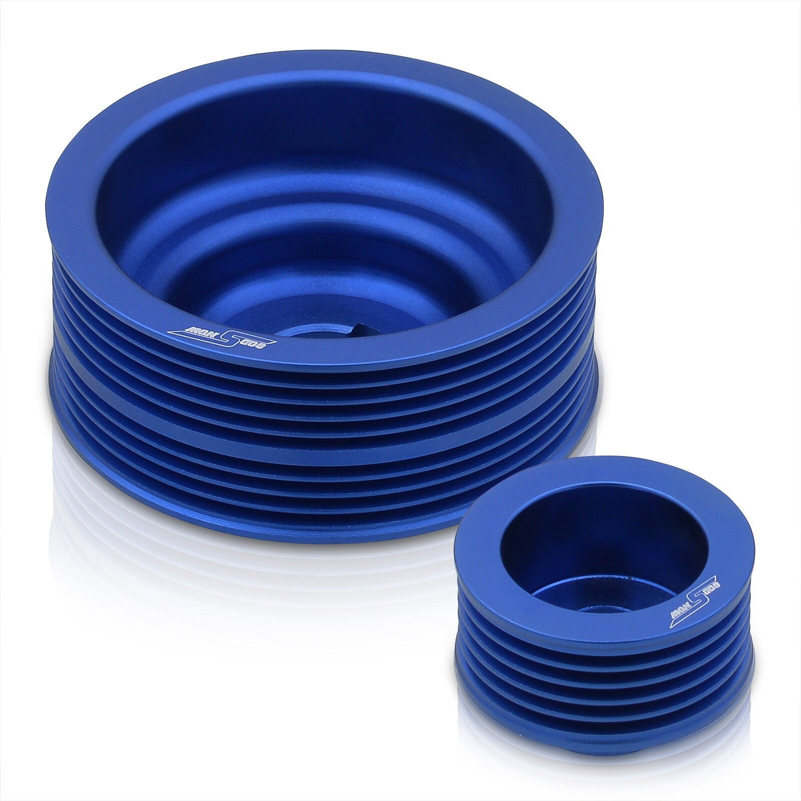 Subaru Impreza WRX 2002-2007 2.0L 2.5L Turbocharged Underdrive Crank Pulley Blue - Parts Agent