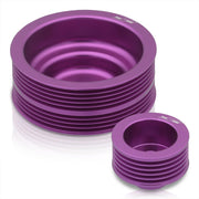 Subaru Impreza WRX 2002-2007 2.0L 2.5L Turbocharged Underdrive Crank Pulley Purple - Parts Agent