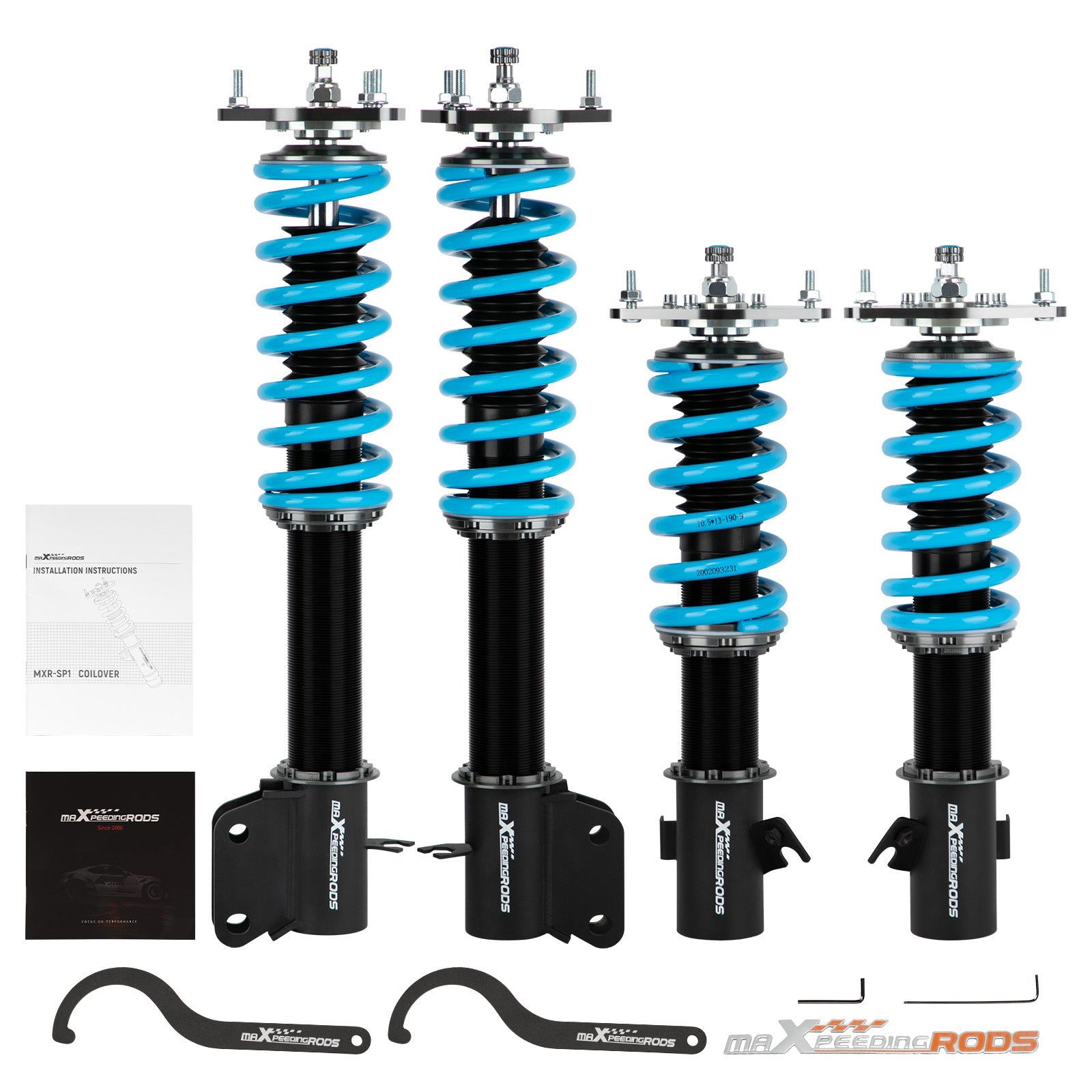 Subaru Impreza WRX GDA GDB 24 Way Full Adjustable Coilover Struts Assembly lowering kit - Parts Agent