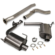 Subaru Impreza WRX Sedan 2008-2014 Stainless Steel Catback Exhaust System Gunmetal (Piping: 2.5