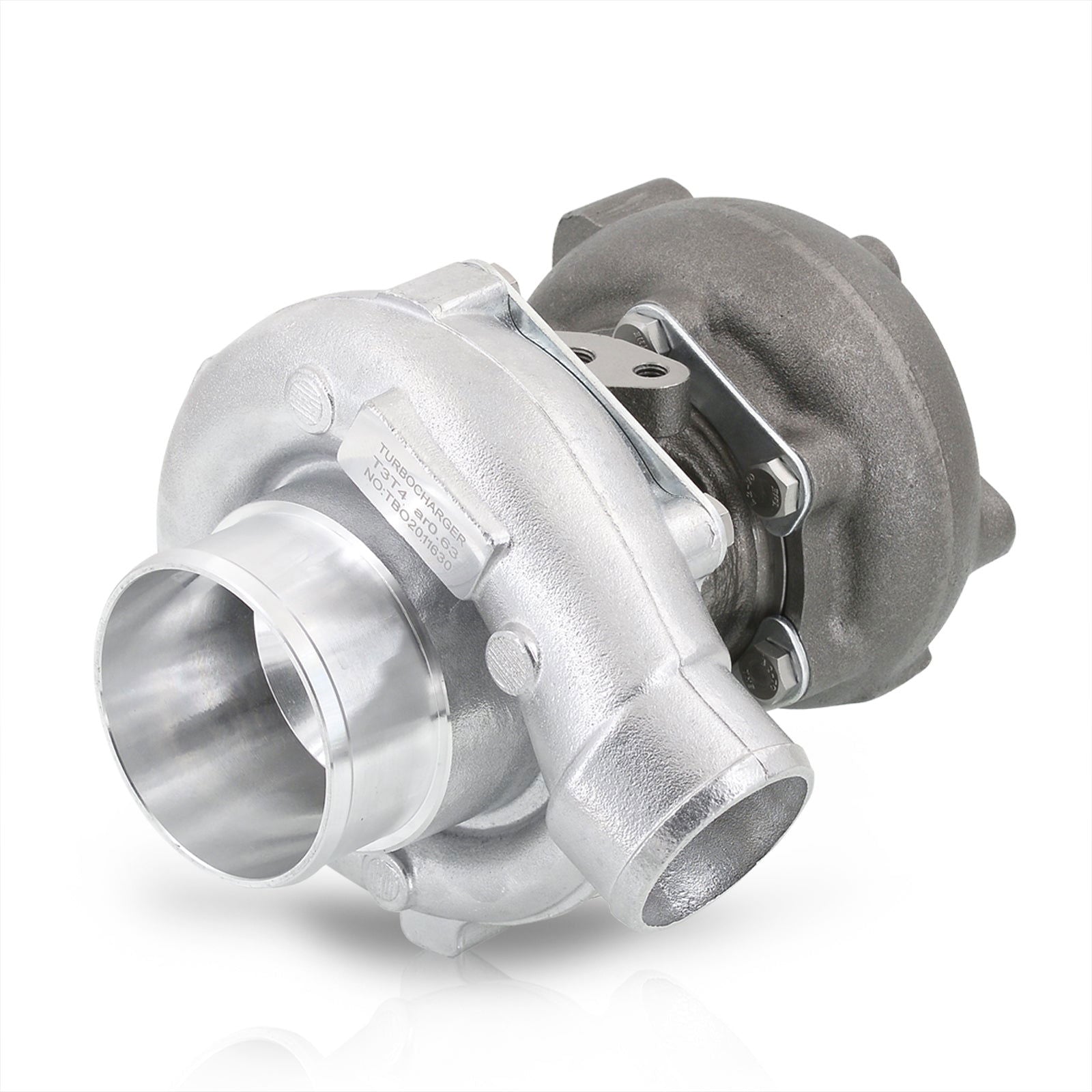 T3/T4 Oil Cooled Turbo Charger (T3 Flange Inlet/5 Bolt Outlet/.50AR Compressor/.63AR Turbine) - Parts Agent