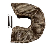 T3 Carbon Fiber Turbo Blanket Heat Shield Turbocharger Cover Wrap Titanium USA - Parts Agent