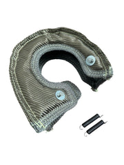 T4 Titanium Fiber Turbo Blanket Heat Shield Barrier Turbocharger Cover Wrap - Parts Agent