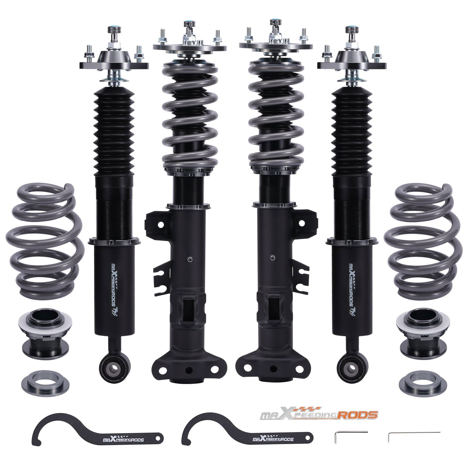 T7 24-level Rebound Damping Adj. Coilovers Kit BMW 3 Series E36 lowering kit - Parts Agent
