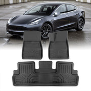 Tesla Model 3 2017-2023 All Weather Guard 3D Floor Mat Liner - Parts Agent