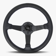 The Classic | Black Leather | Black Spoke | Bavarian Stitch - Parts Agent