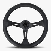 The Le Mans | Black Leather | Black Spoke | Black Stitch - Parts Agent