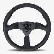 The Performa | Black Leather | Black Spoke | Bavarian Stitch - Parts Agent