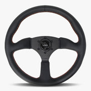 The Performa | Black Leather | Black Spoke | Euro Stitch - Parts Agent
