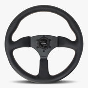 The Performa | Black Leather | Black Spoke | White Stitch - Parts Agent