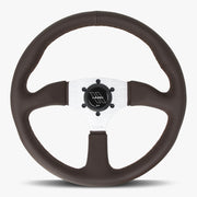 The Performa | Brown Nappa Leather | Silver Spoke | Brown Stitch - Parts Agent