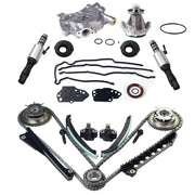 Timing Chain Water Pump Kit+Cam Phasers+Cover Gasket For 04-08 Ford Lincoln 5.4 - Parts Agent
