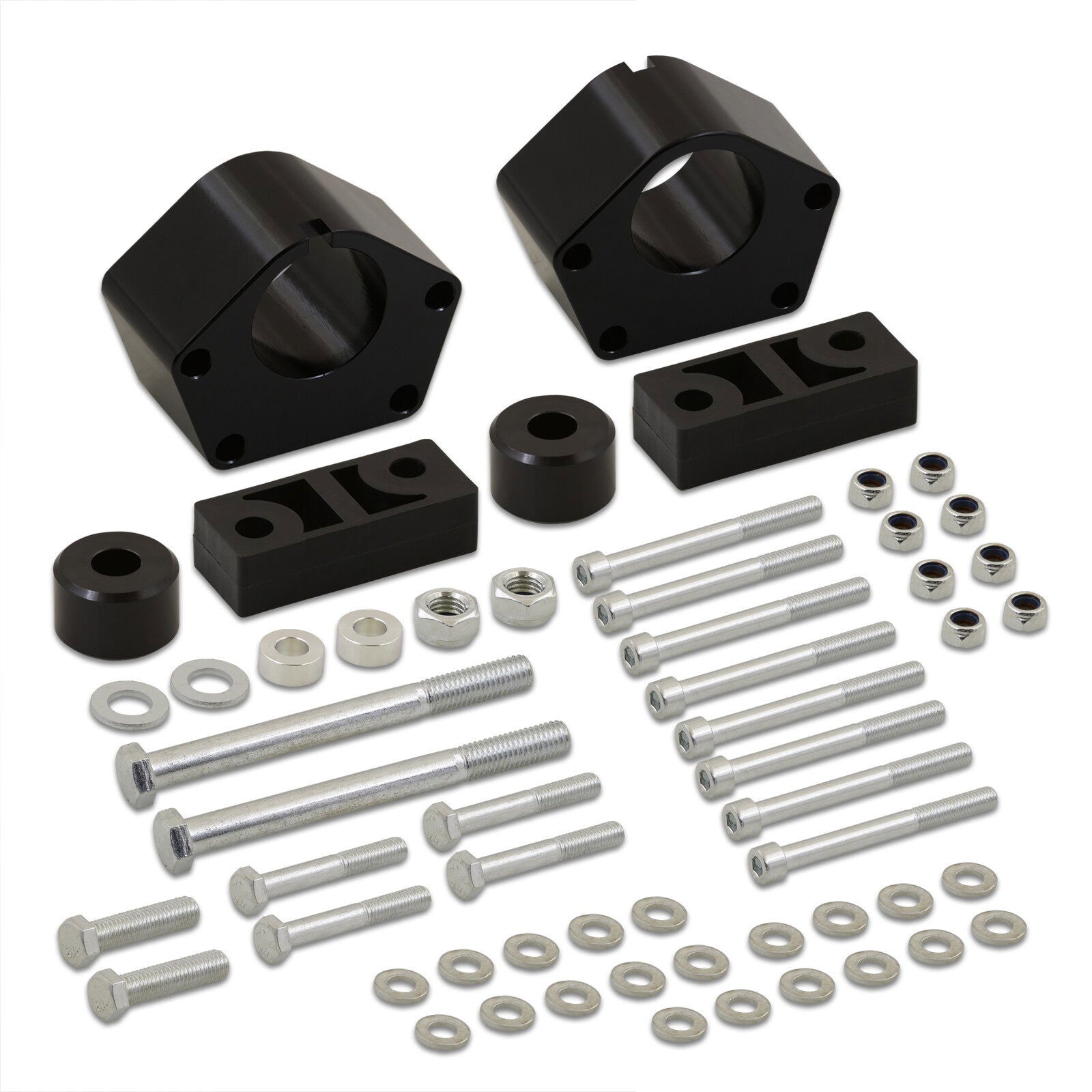 Toyota 4Runner 1984-1995 IFS 4WD 3" Front Leveling Lift Kit Black + Differential Drop & Sway Bar Drop Brackets - Parts Agent