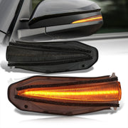 Toyota 4Runner 2014-2021 / RAV4 2013-2018 Front Amber Sequential LED Side Mirror Signal Marker Lights Smoke Len - Parts Agent