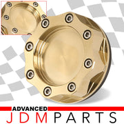 Toyota Aluminum Octogon Screw Style Oil Cap 24K Gold - Parts Agent