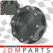 Toyota Aluminum Octogon Screw Style Oil Cap Gunmetal - Parts Agent