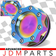 Toyota Aluminum Octogon Screw Style Oil Cap Neo Chrome - Parts Agent