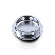 Toyota Aluminum Round Circle Hole Style Oil Cap Gunmetal - Parts Agent