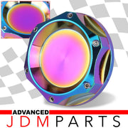 Toyota Aluminum Round Circle Hole Style Oil Cap Neo Chrome - Parts Agent
