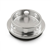 Toyota Aluminum Round Circle Hole Style Oil Cap Silver - Parts Agent