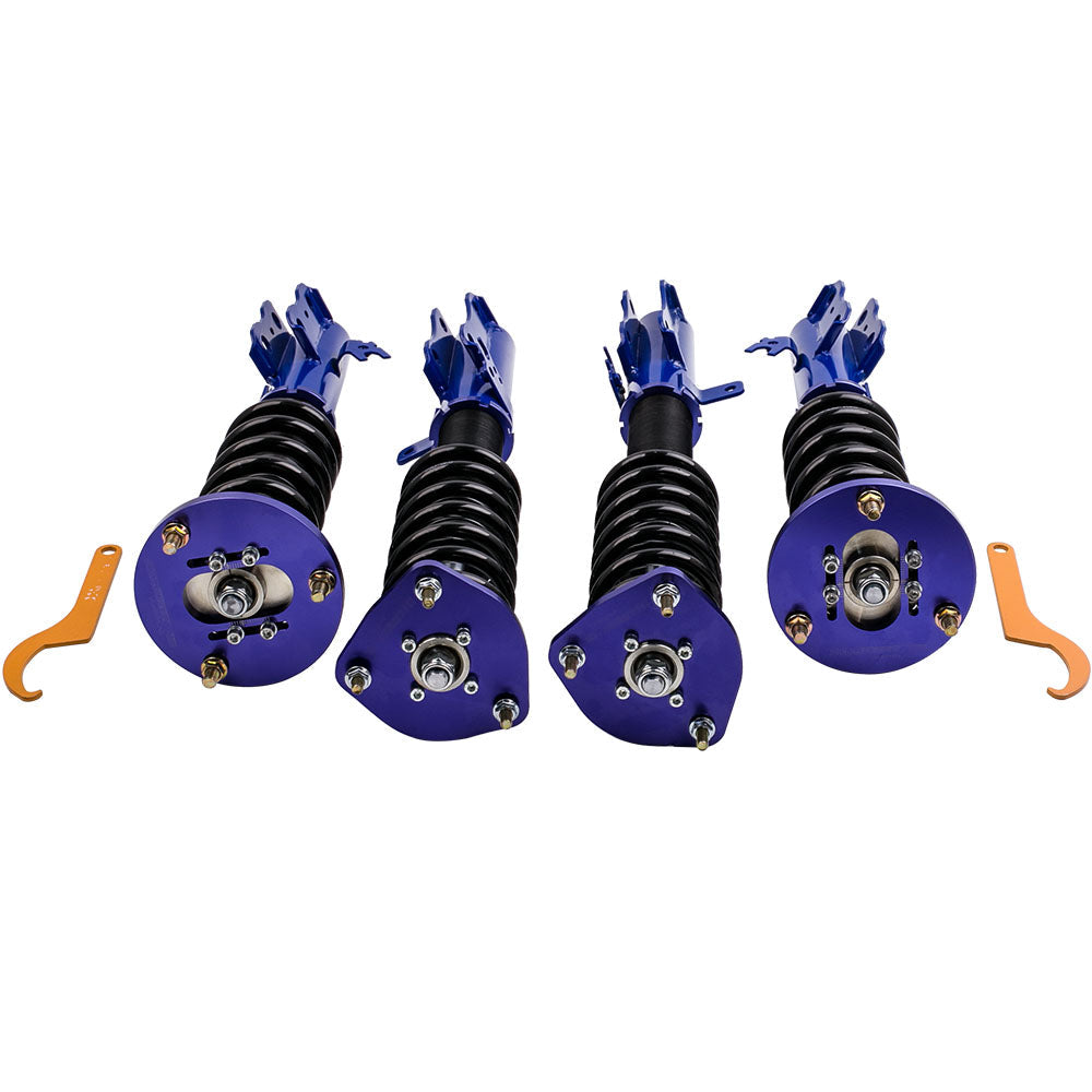 Toyota Camry 92-01 Coil Over Spring Adj. Height Shock Absorbers Coilovers lowering kit - Parts Agent