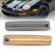 Toyota Celica 1994-1999 Front Amber LED Side Marker Lights Clear Len - Parts Agent