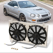 Toyota Celica GT4 1994-1999 M/T Aluminum Radiator Dual Fan Shroud - Parts Agent