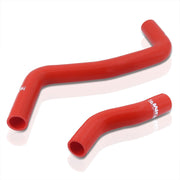 Toyota Corolla 1983-1987 Silicone Radiator Hoses Red - Parts Agent