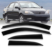 Toyota Corolla 2003-2006 4 Door Tape On Window Visors - Parts Agent