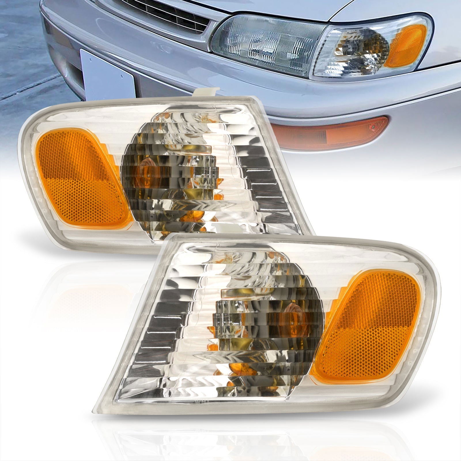 Toyota Corolla 93-97 Corner Light Chrome - Parts Agent