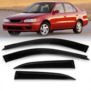 Toyota Corolla AE110 1998-2002 4 Door Tape On Window Visors - Parts Agent
