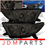 Toyota Highlander 2011-2013 Factory Style Projector Headlights Chrome Housing Smoke Len Clear Reflector - Parts Agent