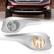 Toyota Highlander 2011-2013 Front Fog Lights Clear Len (Includes Switch & Wiring Harness) - Parts Agent