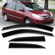 Toyota Sienna 2004-2010 4 Door Tape On Window Visors - Parts Agent