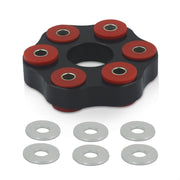 Toyota Supra / Lexus GS300 GS400 GS430 / SC300 SC400 (2JZGE / 1UZFE Non-Turbo) Drive Shaft Flex Disc Black with Red Polyurethane Bushing (LK=105mm/12mm) - Parts Agent