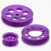 Toyota Supra 3.0L I6 Twin Turbo 1993-1998 Underdrive Crank Pulley Purple - Parts Agent