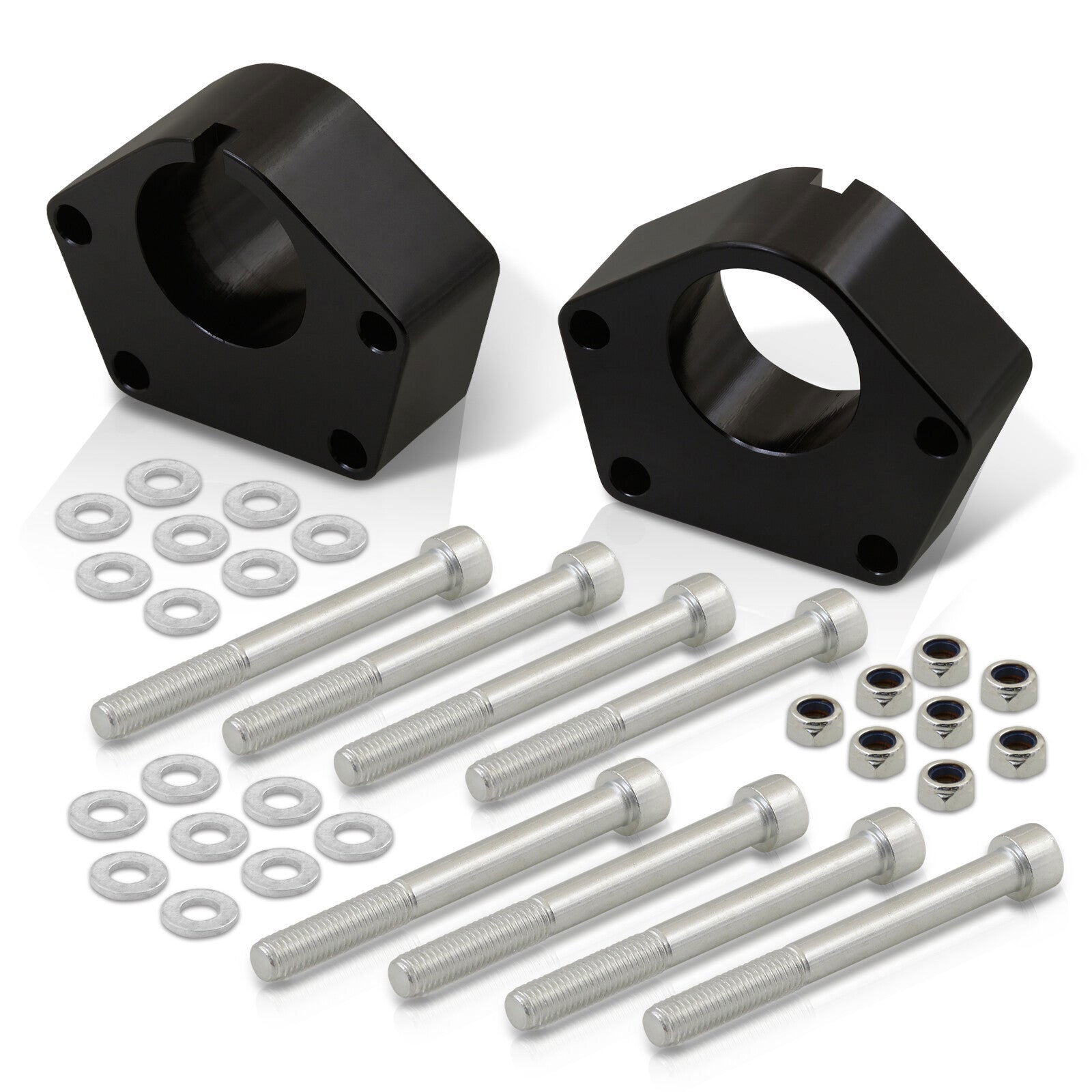 Toyota T100 1986-1995 / Pick Up 1986-1995 IFS 4WD 1" Front Leveling Lift Kit Black - Parts Agent
