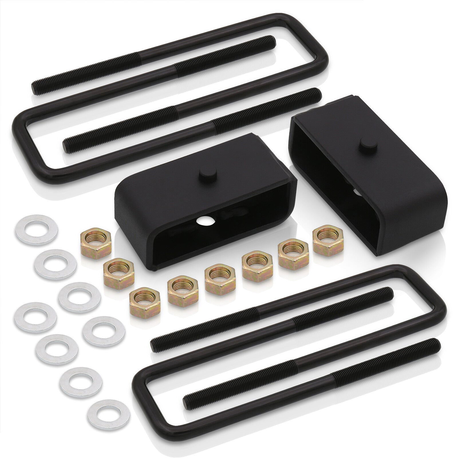 Toyota Tacoma 1995-2023 (6 Lug) 2" Rear Leveling Lift Kit Black - Parts Agent