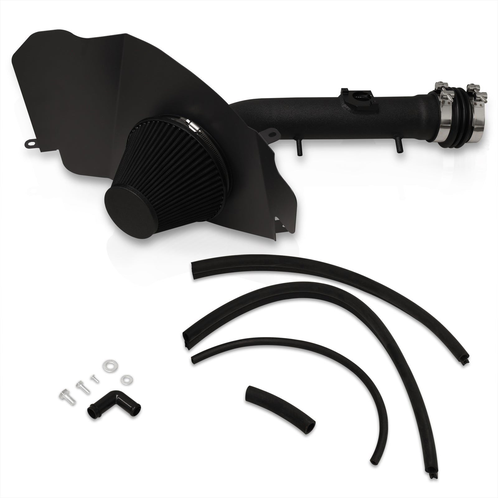 Toyota Tacoma 1999-2004 / 4Runner 1999-2002 3.4L V6 Cold Air Intake Black + Heat Shield - Parts Agent