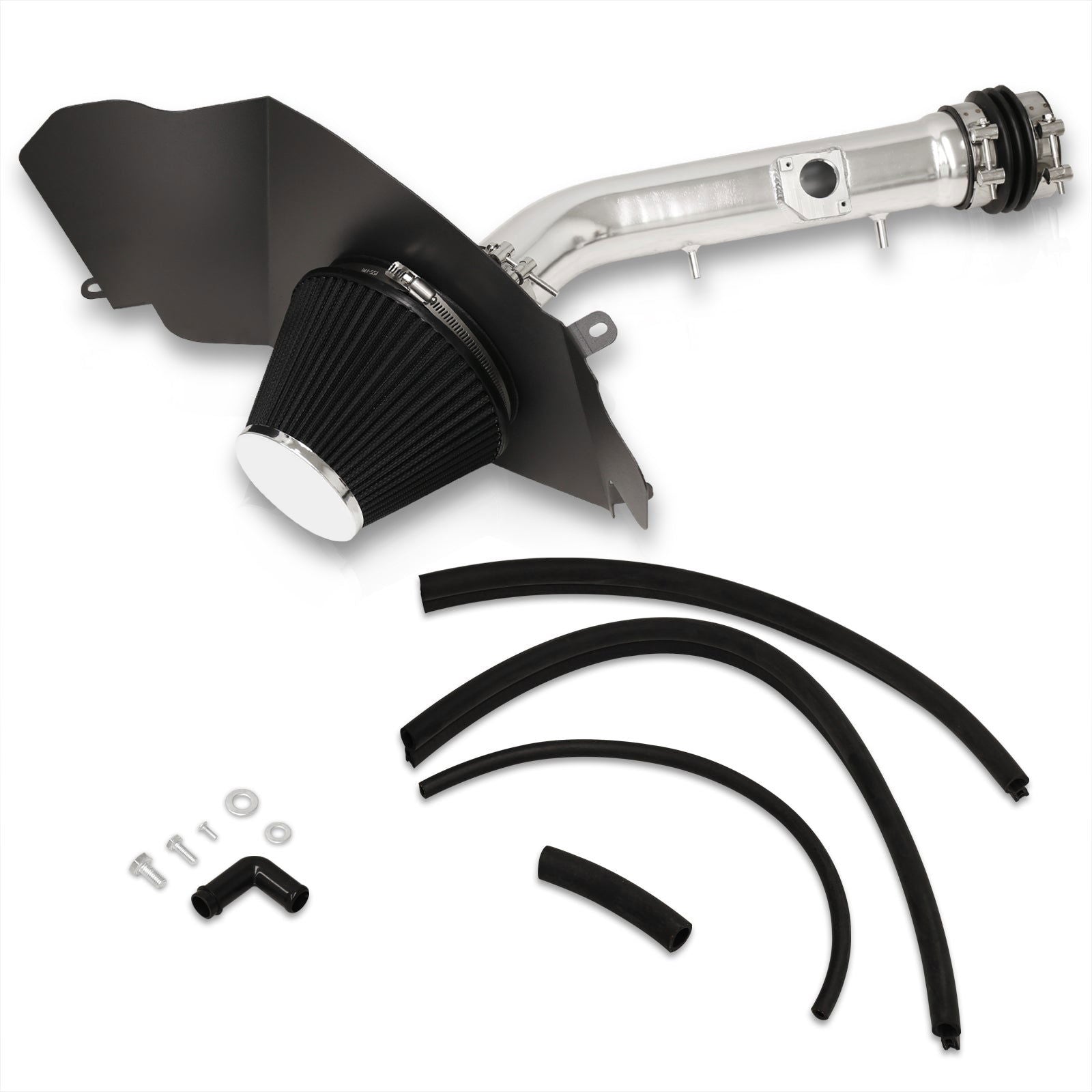 Toyota Tacoma 1999-2004 / 4Runner 1999-2002 3.4L V6 Cold Air Intake Polished + Heat Shield - Parts Agent