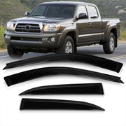 Toyota Tacoma 2005-2015 Double Cab 4 Door Piece Tape On Window Visors - Parts Agent