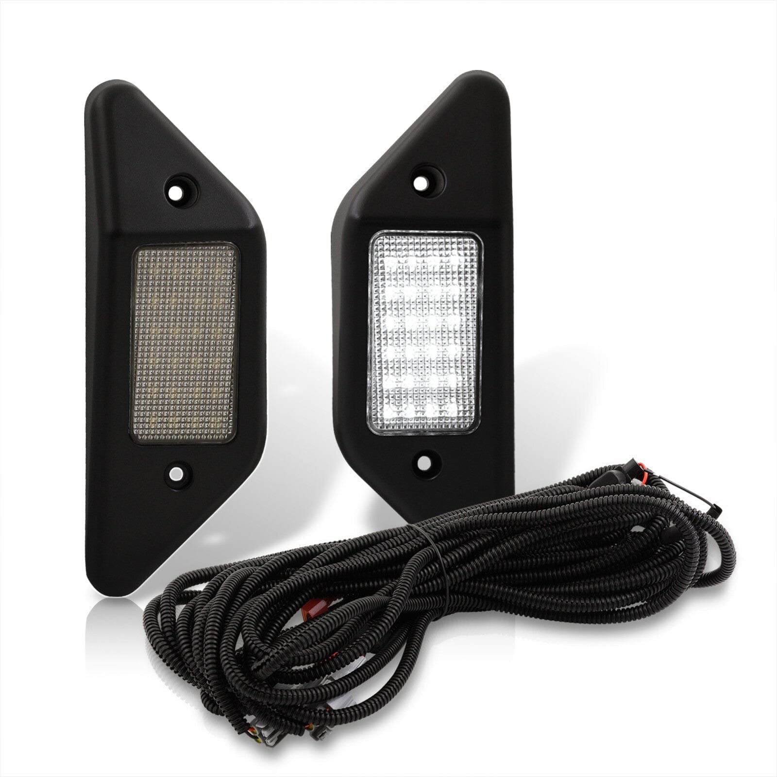 Toyota Tacoma 2016-2019 / Tundra 2014-2021 2-Piece Left & Right White SMD LED Truck Bed Cargo Lights Clear Len - Parts Agent