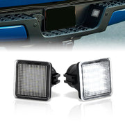 Toyota Tacoma 2016-2023 / Tundra 2014-2021 White SMD LED License Plate Lights Clear Len - Parts Agent