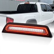 Toyota Tacoma 2016-2023 Strobe LED 3rd Brake Light Chrome Housing Smoke Len - Parts Agent