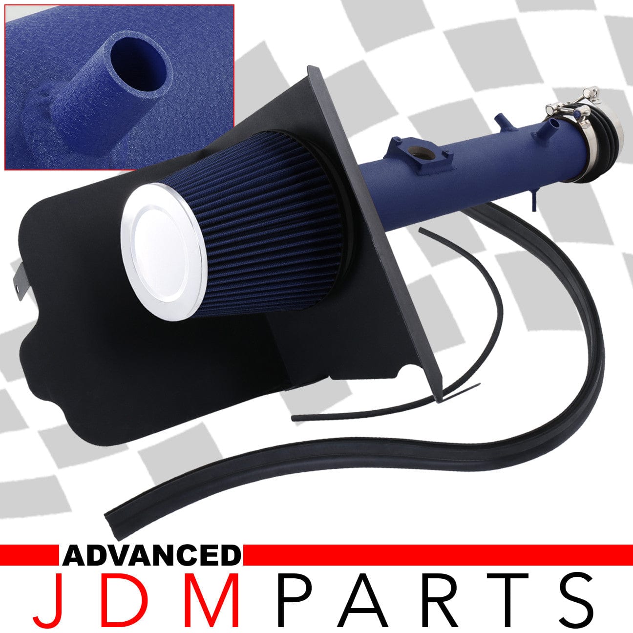 Toyota Tacoma 4.0L V6 2005-2011 Cold Air Intake Blue + Heat Shield - Parts Agent